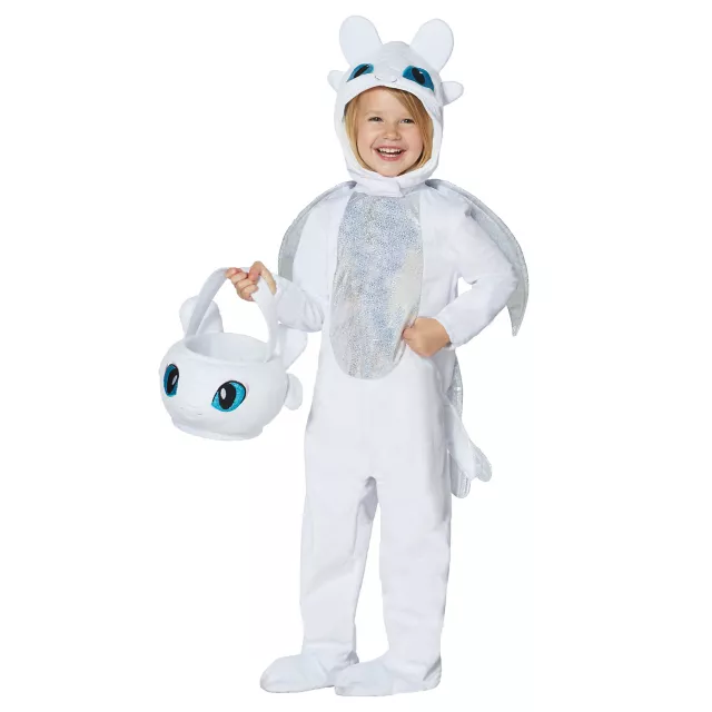 Toddler Light Fury Costume - How to Train Your Dragon - Spirithalloween.com