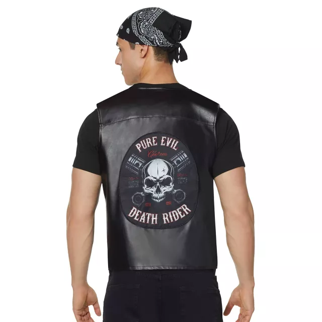 Adult Biker Vest at Spencer's