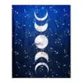 Tarot Moonphase Fleece Blanket at Spencer's