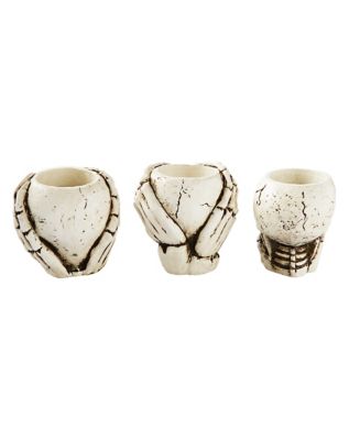 Skull Candle Holders