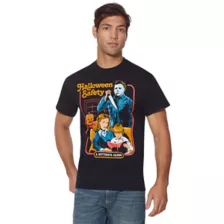 Halloween Safety Michael Myers T Shirt - Steven Rhodes at Spencer's