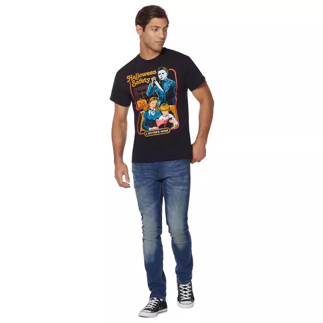 Halloween Safety Michael Myers T Shirt - Steven Rhodes at Spencer's