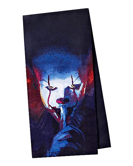 Pennywise Dish Towel It Movie Horror Halloween Decor Kitchen New 