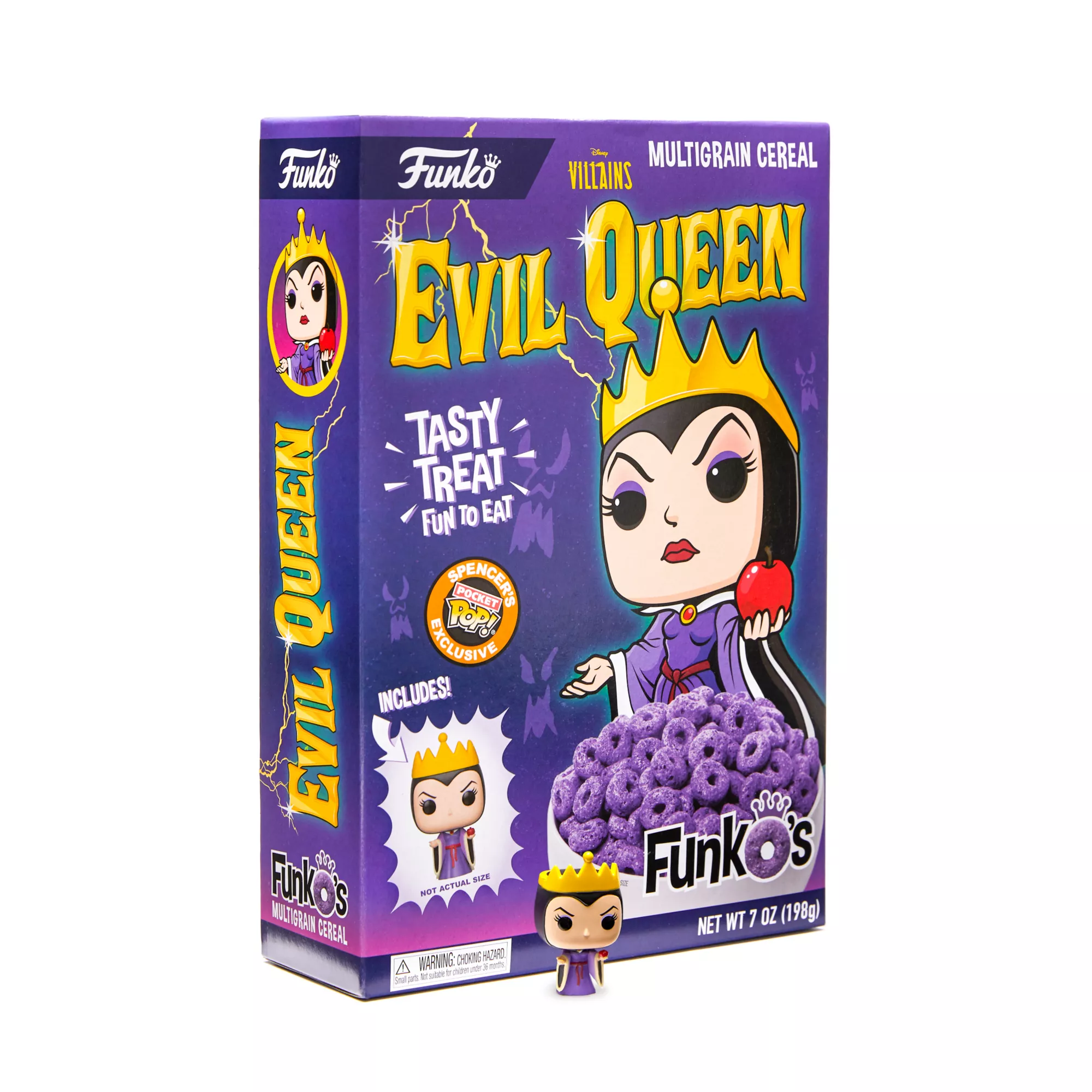 Evil Queen FunkO's Cereal with Pocket Pop Figure – Disney Villains at Spencer's
