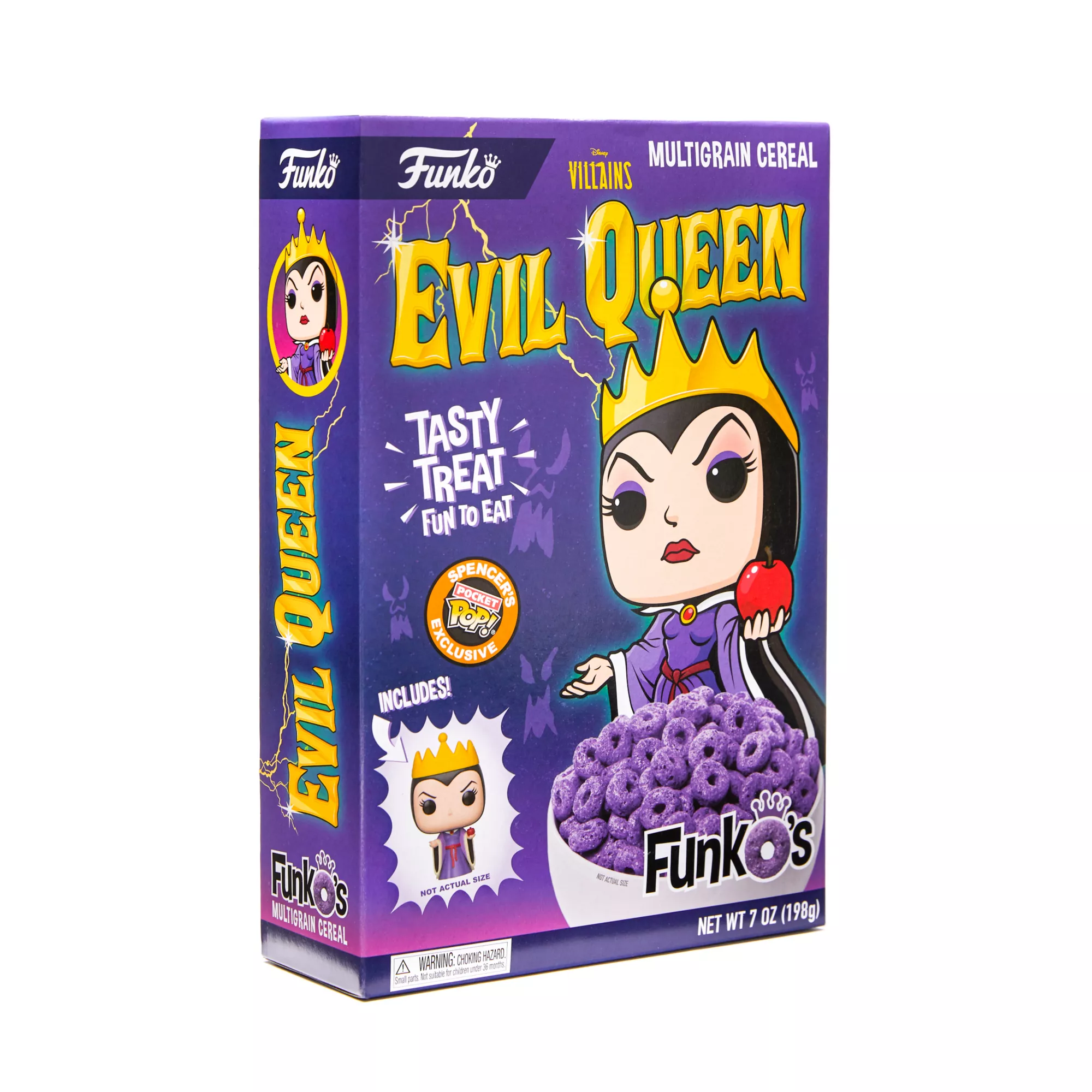 Evil Queen FunkO's Cereal with Pocket Pop Figure – Disney Villains at Spencer's