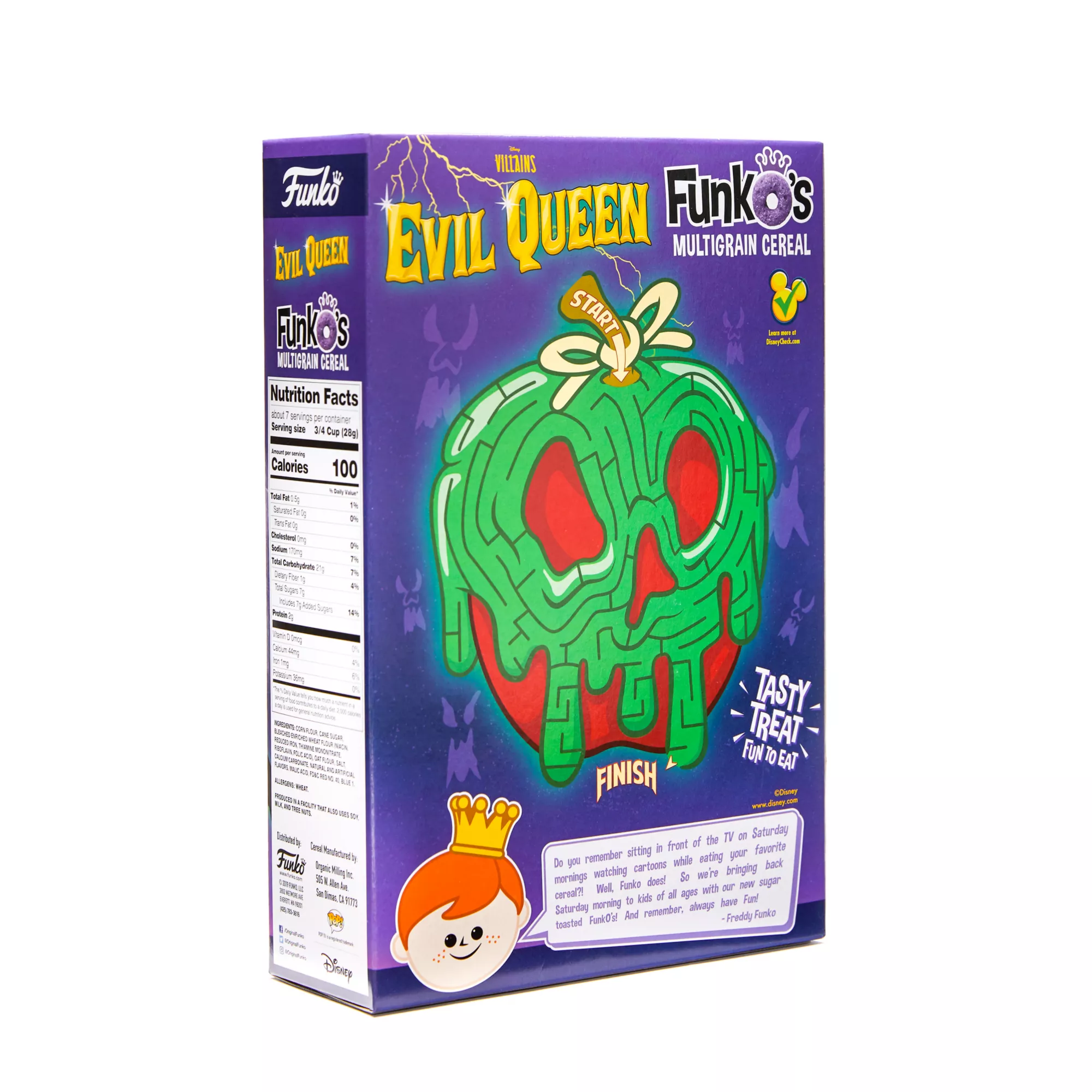 Evil Queen FunkO's Cereal with Pocket Pop Figure – Disney Villains at Spencer's
