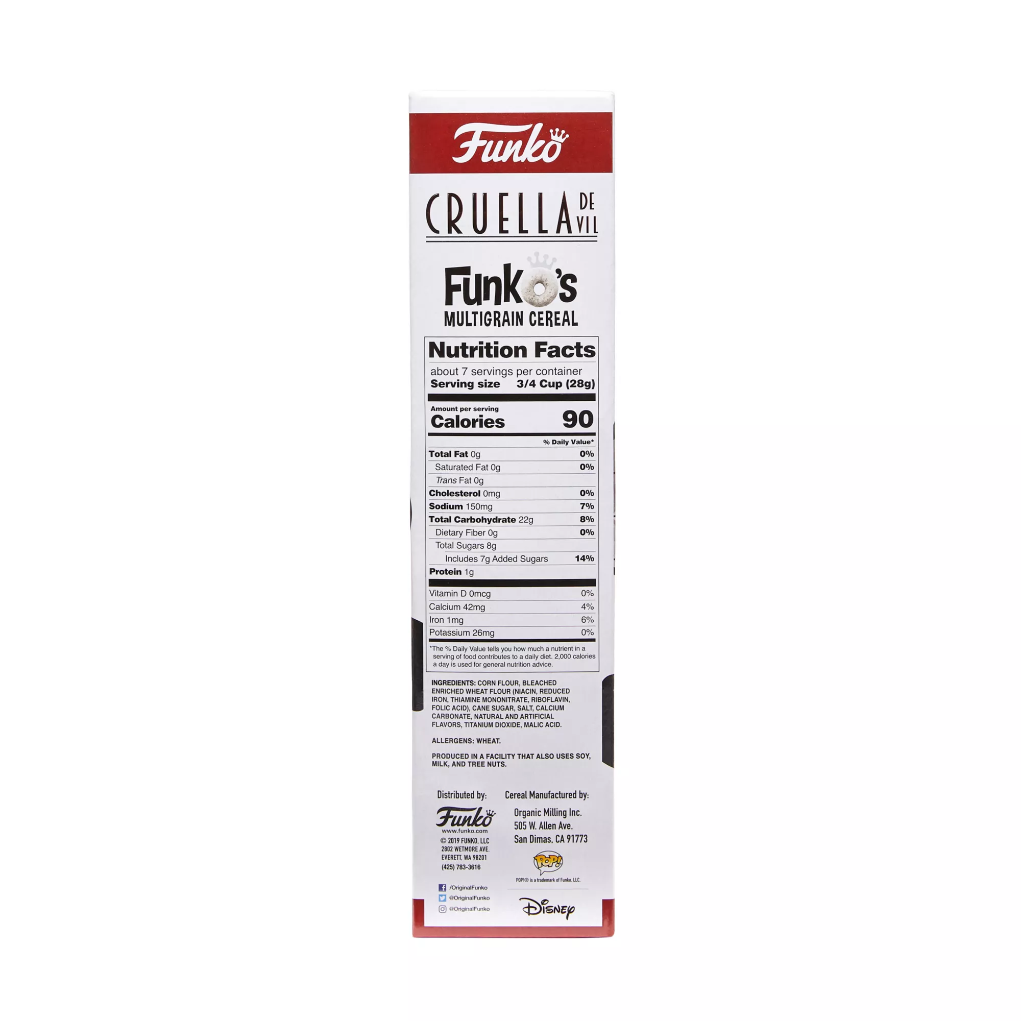 Cruella de Vil FunkO's Cereal with Pocket Pop Figure – Disney Villains at Spencer's