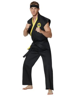 Cobra Kai Karate Costume | Kids Boys and Girls Halloween Costume Karate Gi for Boys and Girls Karate Kid Set with Belt & Headband