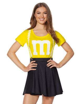 M & M Yellow Adult Costume One Size