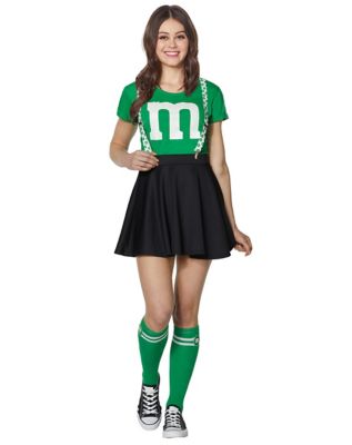 Women's Green M&M Costume
