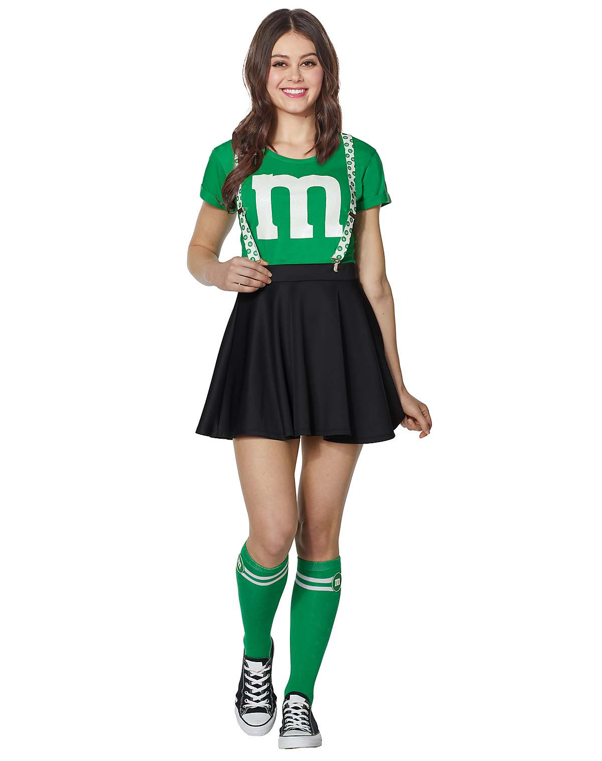Women's Green M&M Costume