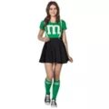 Adult Green M&M’S Costume Kit with Suspenders at Spencer's