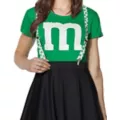 Adult Green M&M’S Costume Kit with Suspenders at Spencer's