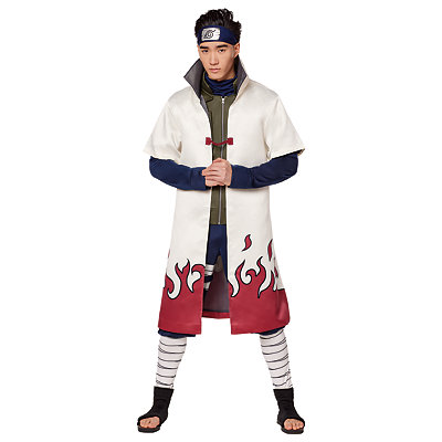 Naruto Shippuden Akatsuki Hokage Robe Cloak Coat Anime Cosplay Costume  Halloween