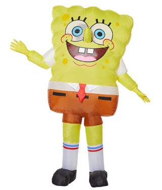 Kids Inflatable SpongeBob SquarePants Costume