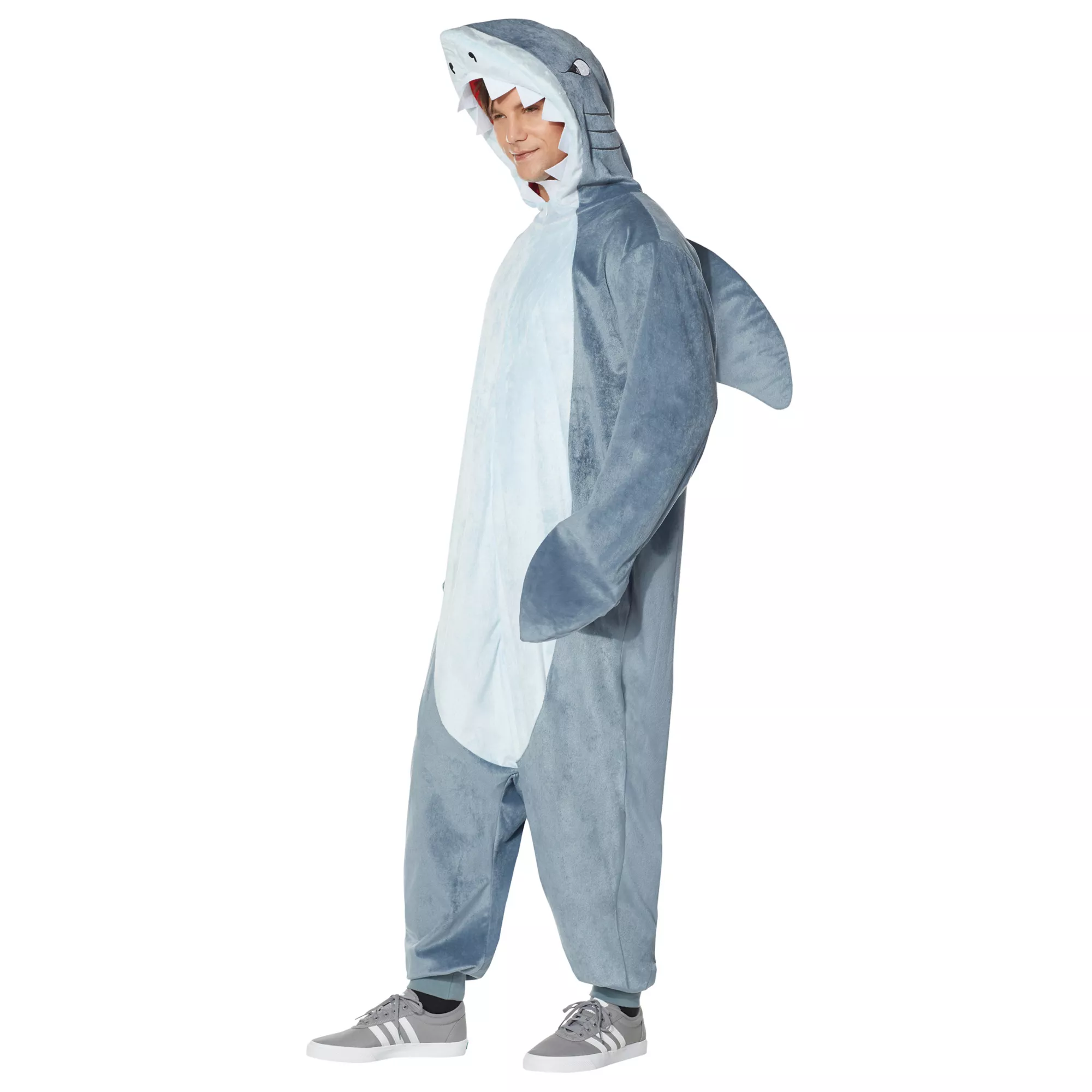Adult Shark Jumpsuit Costume at Spirit Halloween