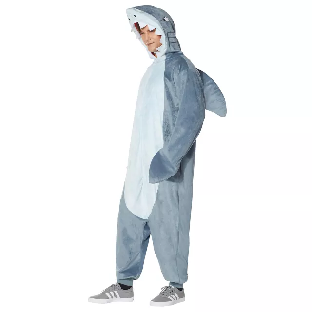 Adult Shark Jumpsuit Costume - Spirithalloween.com