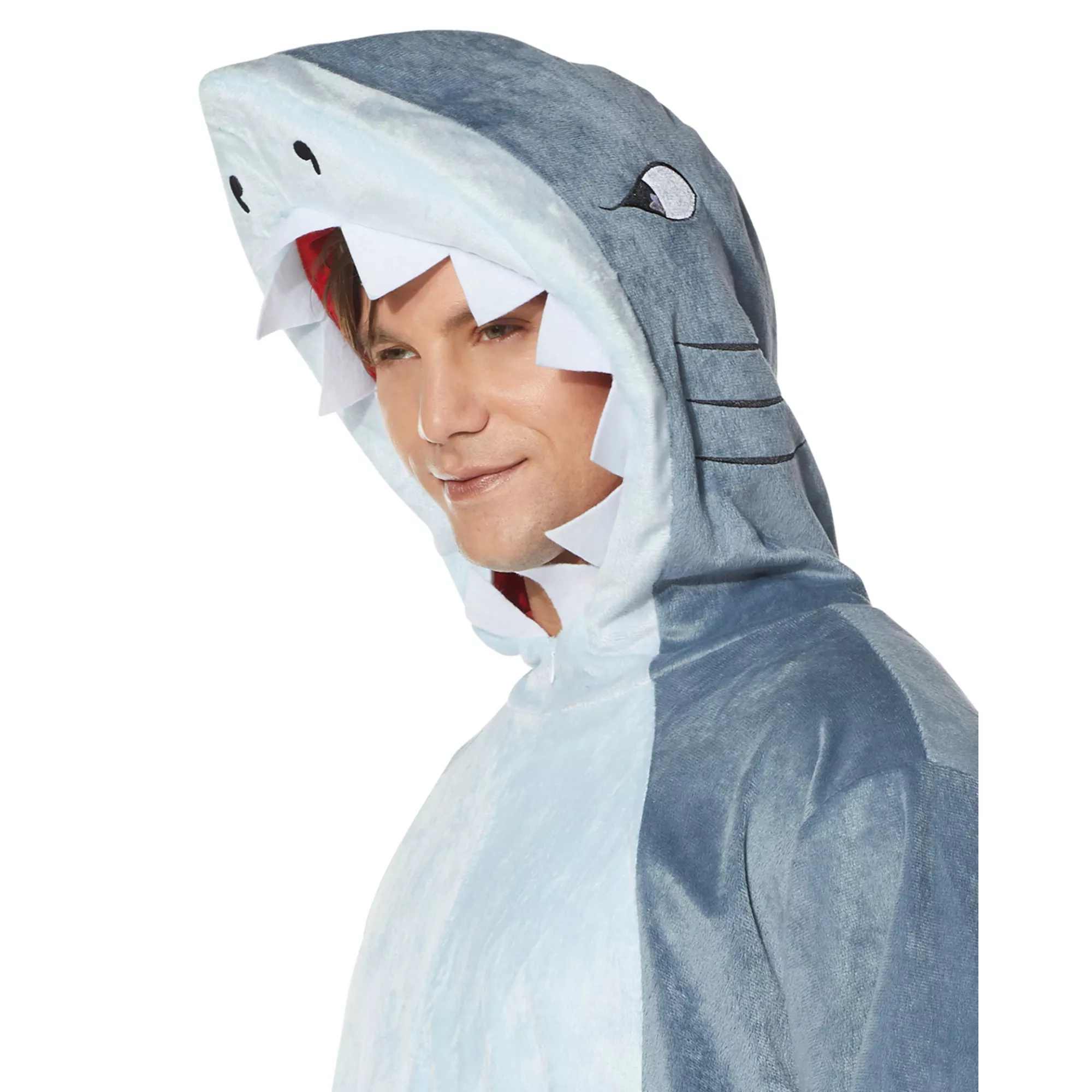 Adult Shark Jumpsuit Costume at Spirit Halloween