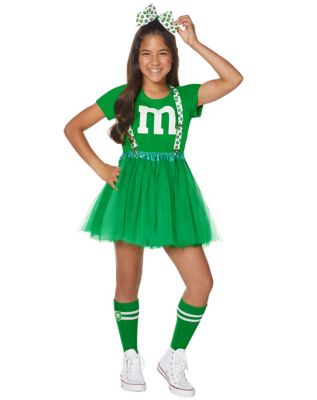 Women's Yummy Green M&M Costume