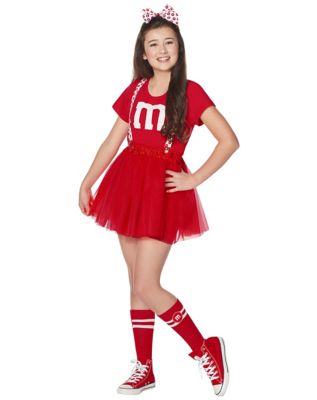 Red M&M Candy Adult Unisex Halloween Costume