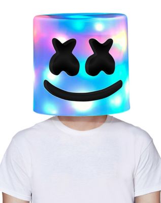 ufravigelige skepsis Rastløs Light-Up LED Marshmello Full Mask - Spirithalloween.com