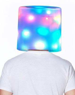 Light-Up LED Marshmello Full Mask