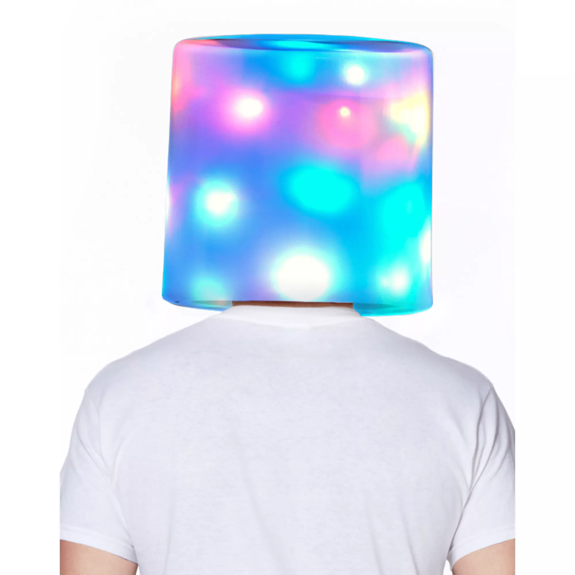 Light-Up LED Marshmello Full Mask at Spirit Halloween