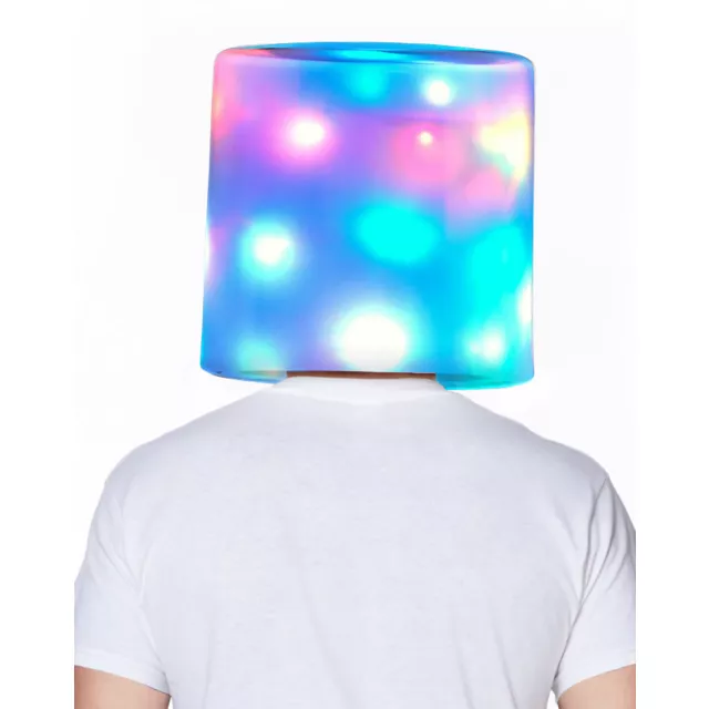 Light-Up LED Marshmello Full Mask at Spirit Halloween