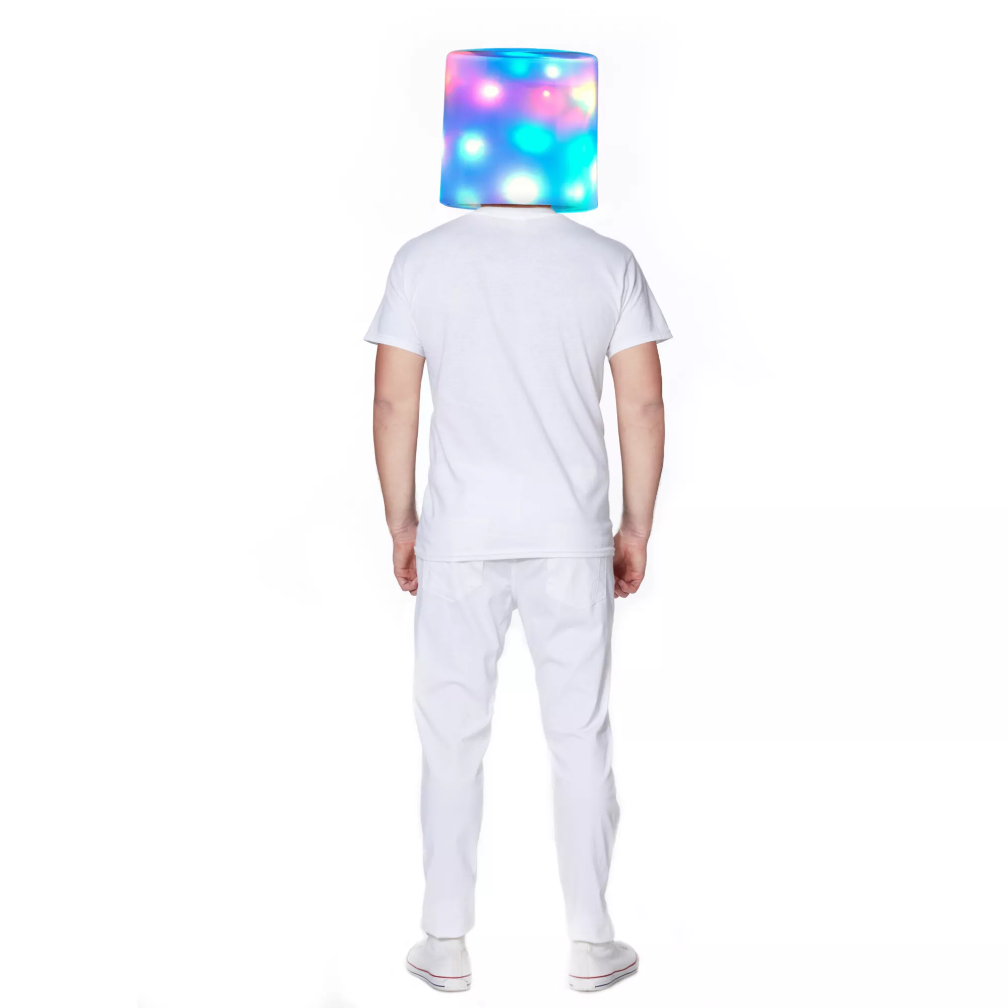 Light-Up LED Marshmello Full Mask at Spirit Halloween