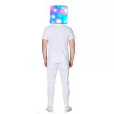 Light-Up LED Marshmello Full Mask at Spirit Halloween