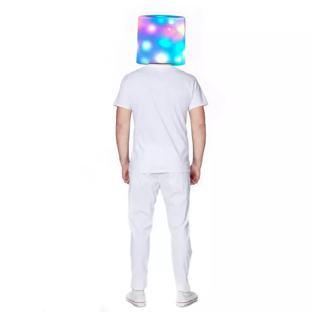 Light-Up LED Marshmello Full Mask at Spirit Halloween