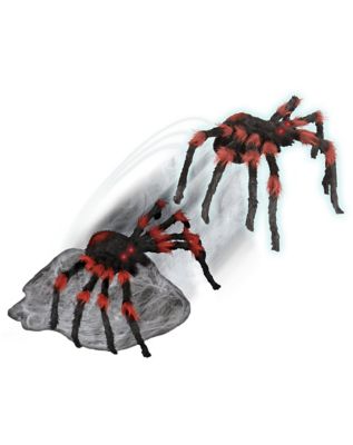 21 Inch LED Black Jumping Spider Animatronic