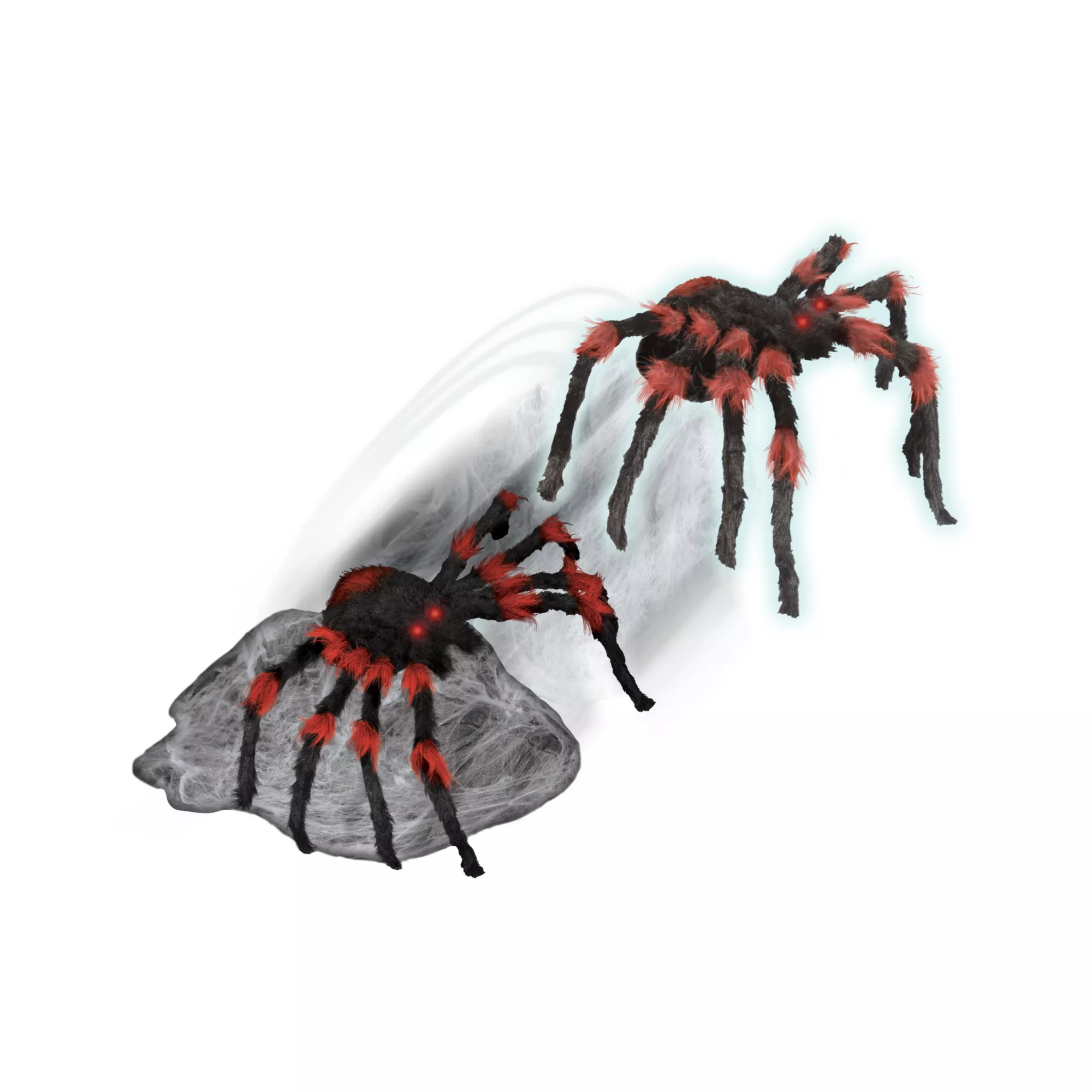 21 Inch LED Red and Black Jumping Spider Animatronic at Spirit Halloween
