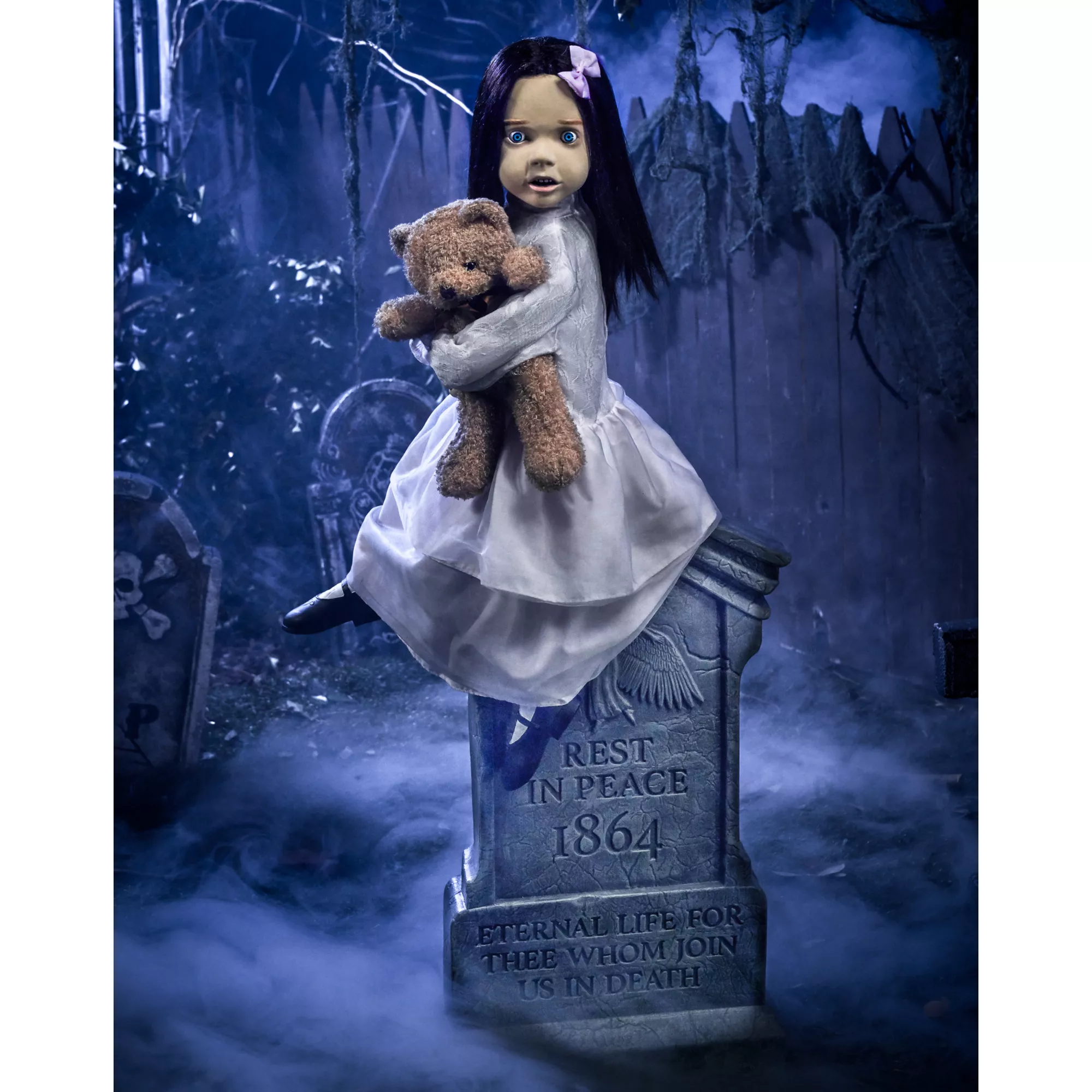 4.1 Ft Angeline Animatronic - Decorations at Spirit Halloween