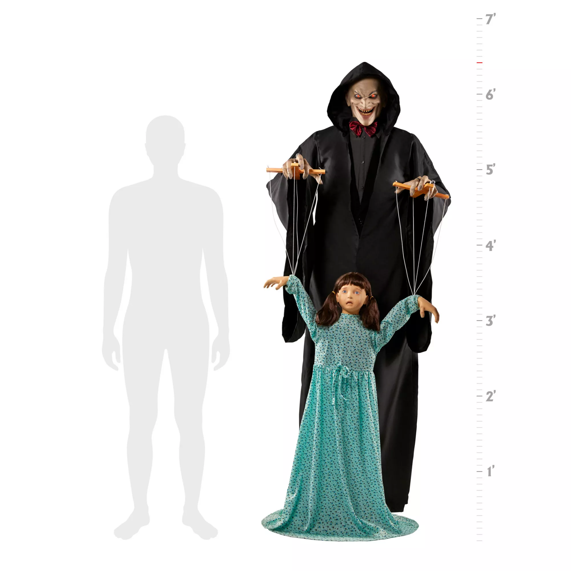 6 Ft 6 In Little Daisy and the Maestro Animatronic at Spencer's