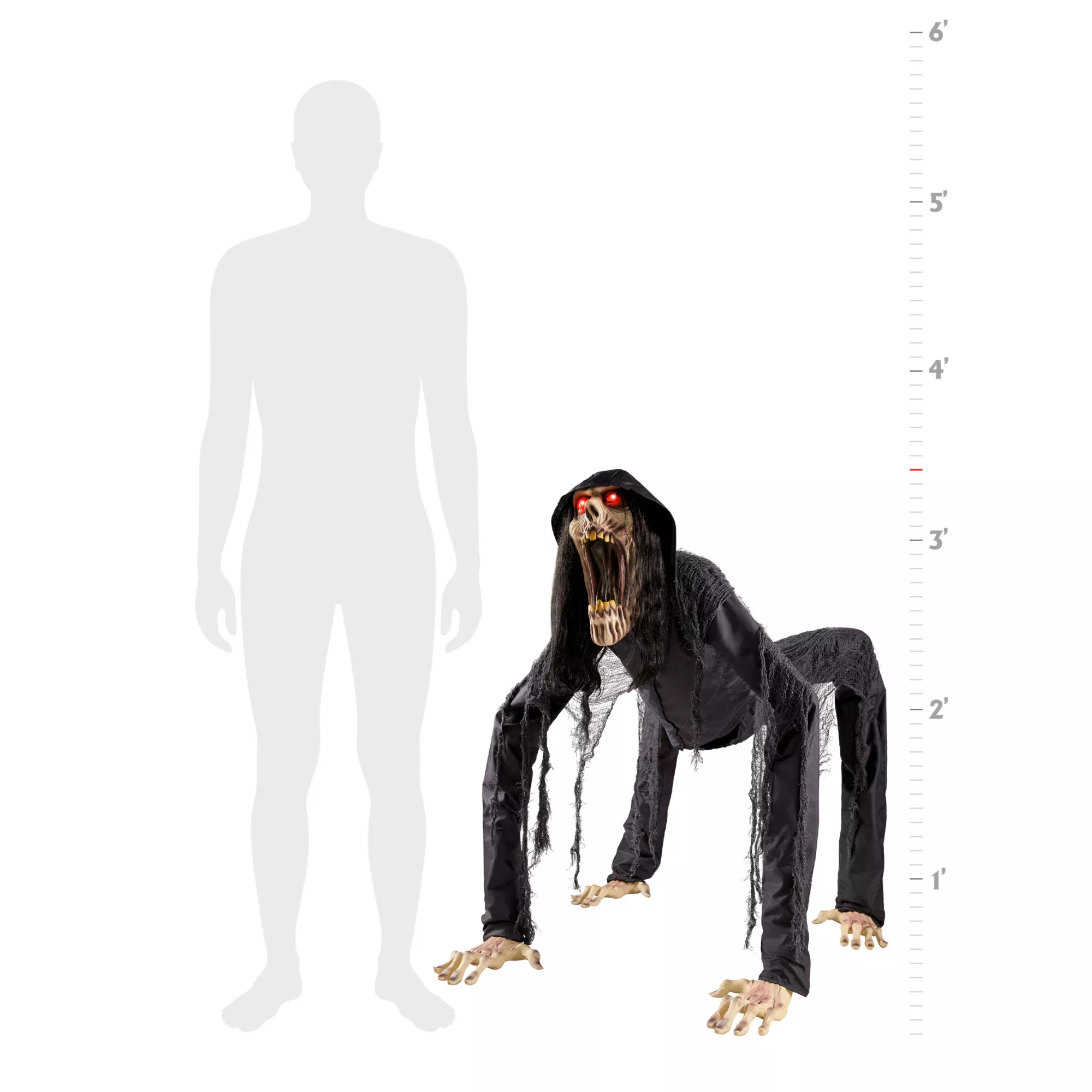 3.5 Ft Nightcrawler Animatronic at Spirit Halloween