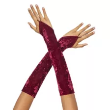 Velvet Fingerless Gloves at Spirit Halloween