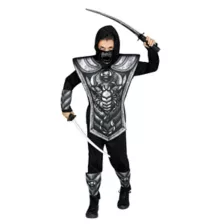Kids Silver Scorpion Ninja Costume at Spirit Halloween