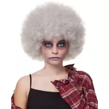 Gray Curly Wig at Spencer's