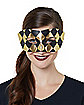 Black and Gold Checkered Mask
