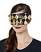 Black and Gold Checkered Mask