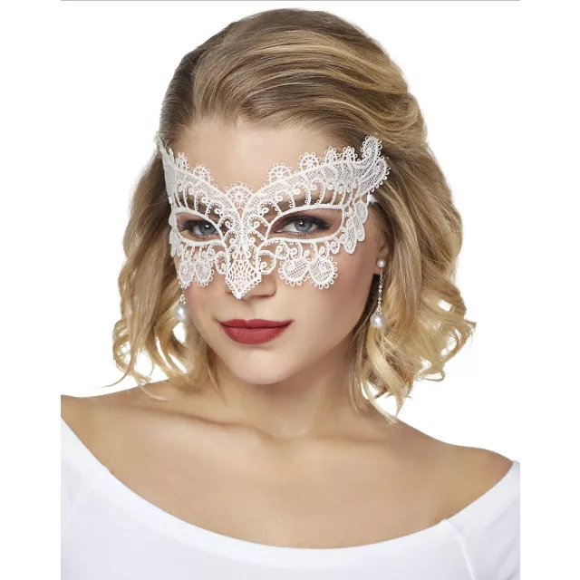 White Lace Mask at Spirit Halloween