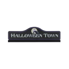 Halloween Town Sign - The Nightmare Before Christmas at Spencer's