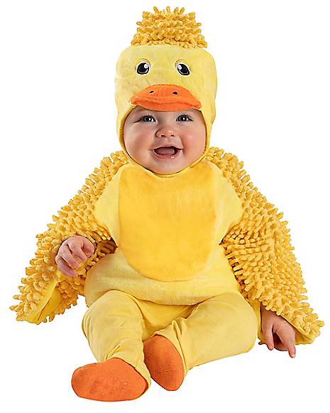 Yellow Duck Animal Bird Belly Babies Toddler Costume 