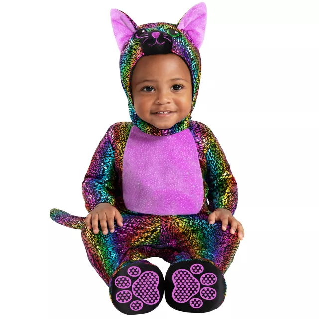 Rainbow cat dress best sale