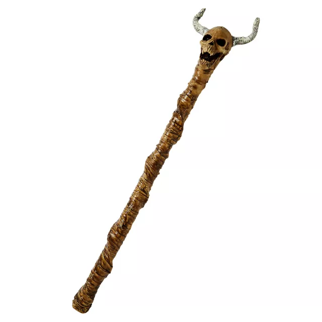Horn Skull Staff at Spirit Halloween