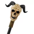 Horned Skull Staff at Spirit Halloween