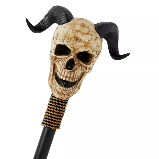 Horned Skull Staff at Spirit Halloween