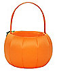Light-Up Pumpkin Plush Treat Bucket