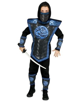 Kids Green Dragon Ninja Costume - Deluxe 